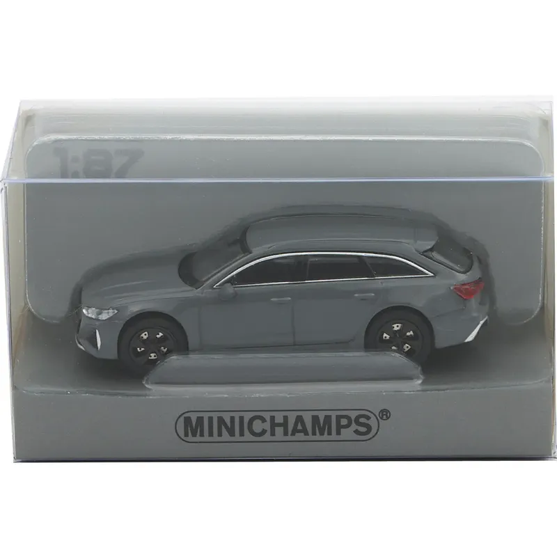 Audi RS6 Avant - 2019 - Grå - Minichamps - 1:87