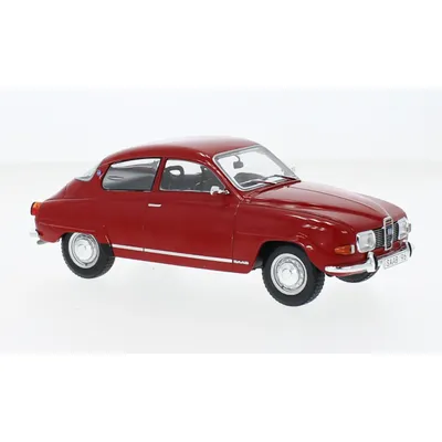 Saab 96 V4 - 1970 - Röd - WhiteBox - 1:24