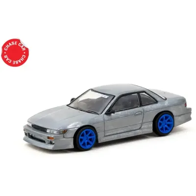 VERTEX Nissan Silvia S13 - Blå - Tarmac Works - 1:64