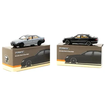 Mercedes-Benz S-Class Wald - Svart - GLOBAL64 - Tarmac Works - 1:64