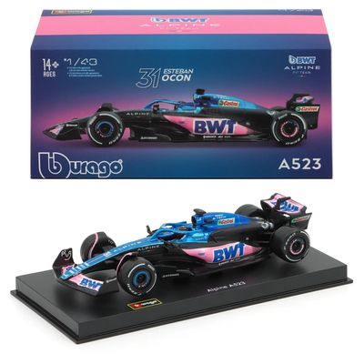 F1 - Alpine - A523 - #31 Esteban Ocon - Bburago - 1:43