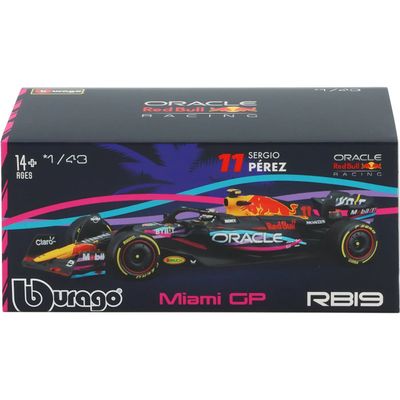 Red Bull - RB19 - Miami GP - Sergio Perez - Bburago - 1:43