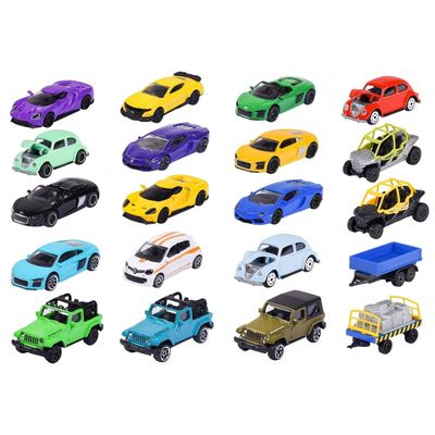 Majorette - 20 Pieces Set - Storpack Leksaksbilar