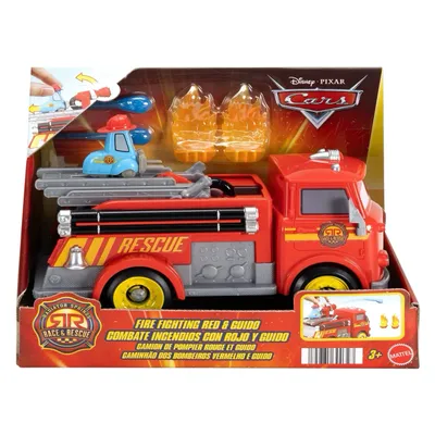 Fire Fighting Red & Guido - Disney Pixar Cars - Mattel