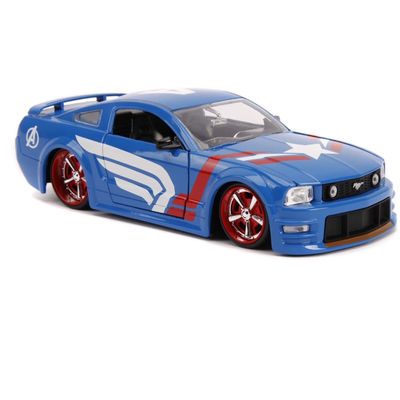 Captain America & 2006 Ford Mustang GT - Jada Toys - 1:24