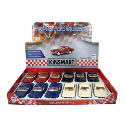 1964 1/2 Ford Mustang - Kinsmart - Röd