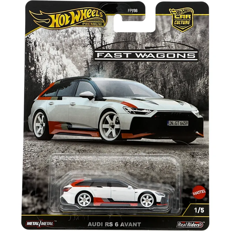 Audi RS 6 Avant - Vit - Fast Wagons - Hot Wheels