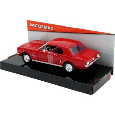 1964 1/2 Ford Mustang - Röd - Motormax - 1:24