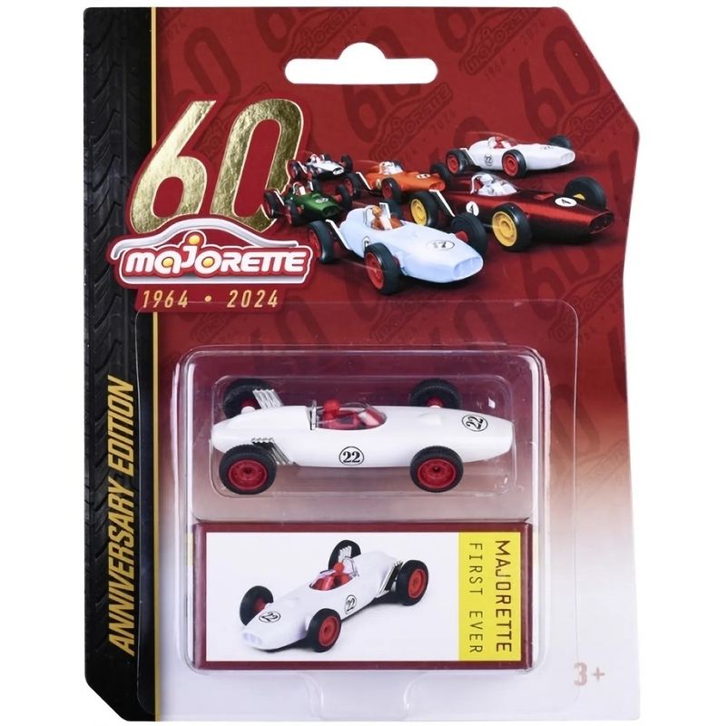 Anniversary Edition First Ever - Vit - Majorette - 7,5 cm