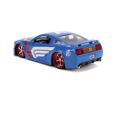 Captain America & 2006 Ford Mustang GT - Jada Toys - 1:24