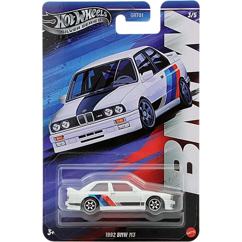 1992 BMW M3 - Vit - BMW Series - Hot Wheels