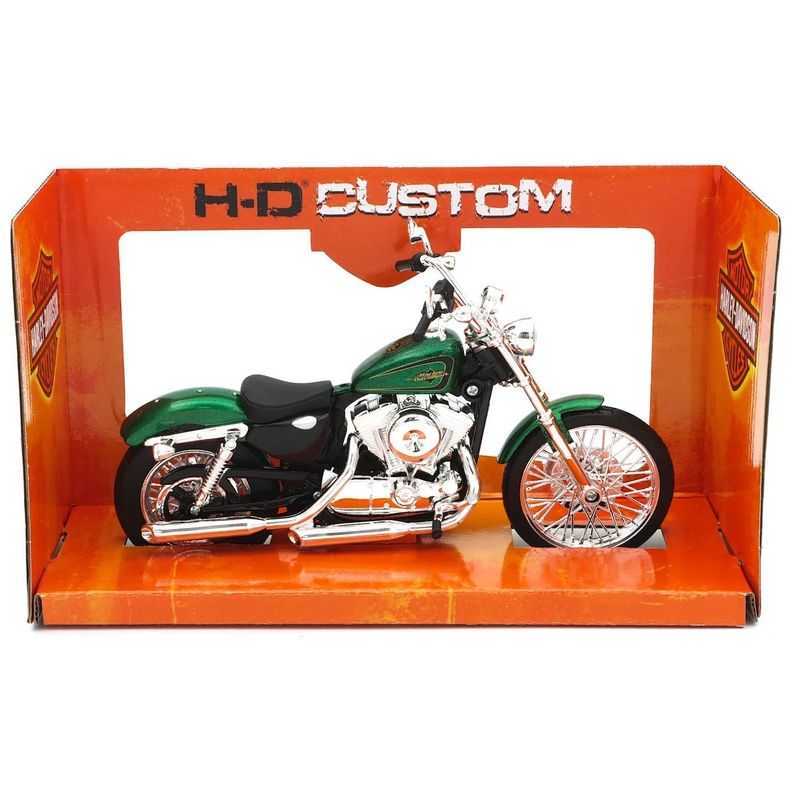 2013 XL 1200V Seventy-Two - Harley - Grön - Maisto - 1:12