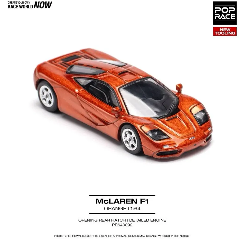 McLaren F1 - Orange - PR64-92 - Pop Race -1:64