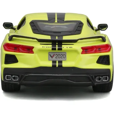 2020 Chevrolet Corvette Stingray Coupe Z51 - Gul - Maisto - 1:24