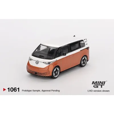 Volkswagen ID. Buzz - Vit / Orange - 1061 - Mini GT
