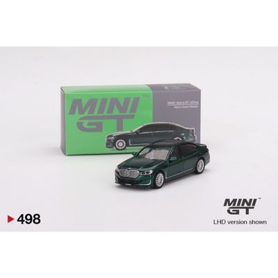 BMW Alpina B7 xDrive - Grön - 498 - Mini GT - 1:64