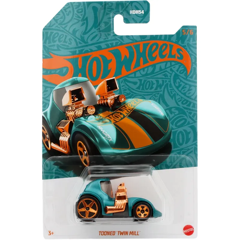 Tooned Twin Mill - Green and Gold - Hot Wheels