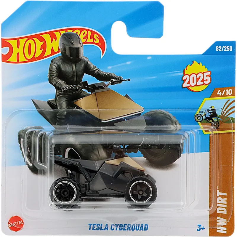 Tesla CyberQuad - Svart - HW Dirt - 82/250 - Hot Wheels