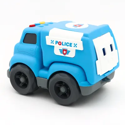 Police Truck - Ljud och Ljus - Kinetic Truck- 16 cm