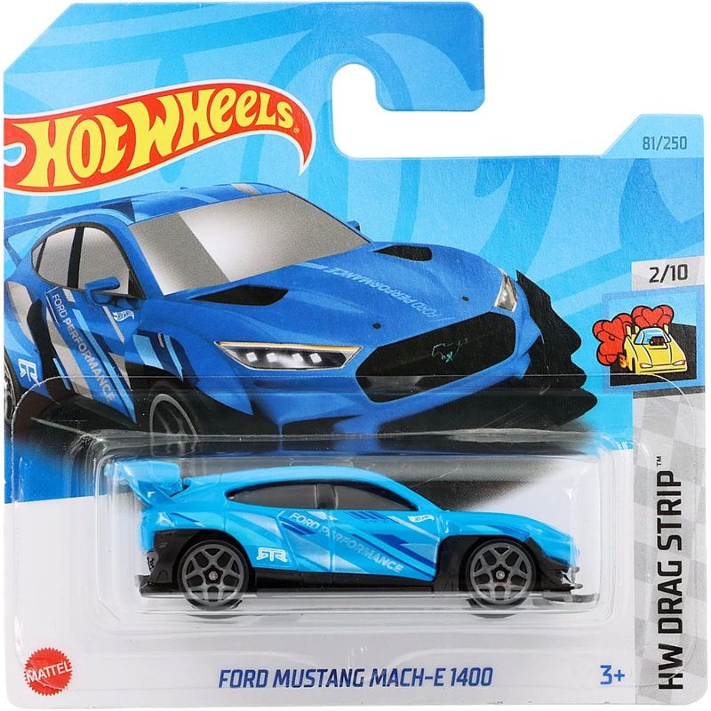 Ford Mustang Mach-E 1400 - HW Drag Strip - Blå - Hot Wheels