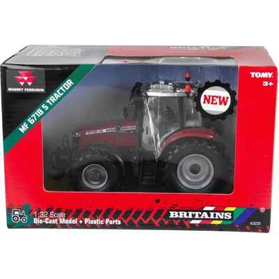 Massey Ferguson 6718 S - Traktor - Röd - Britains - 1:32