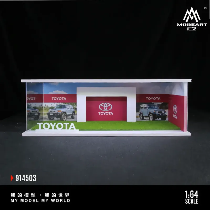 Toyota - Showroom Diorama - LED-belysning - 1:64