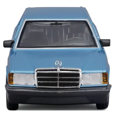 Mercedes-Benz 190 E 2.6 - W201 - Blå - Bburago - 1:24