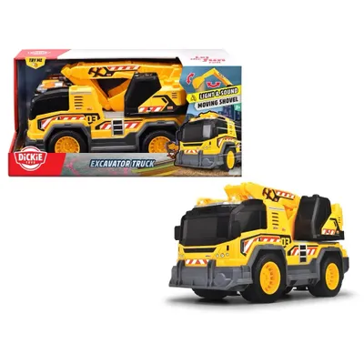 Excavator Truck - Grävlastbil - Ljud & Ljus - Dickie Toys