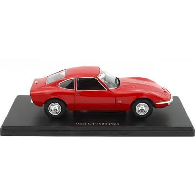 Opel GT 1900 - 1968 - Röd - Hachette Models - 1:24