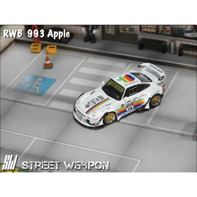 Porsche 911 (993) RAUH-Welt - Apple - Street Warrior - 1:64