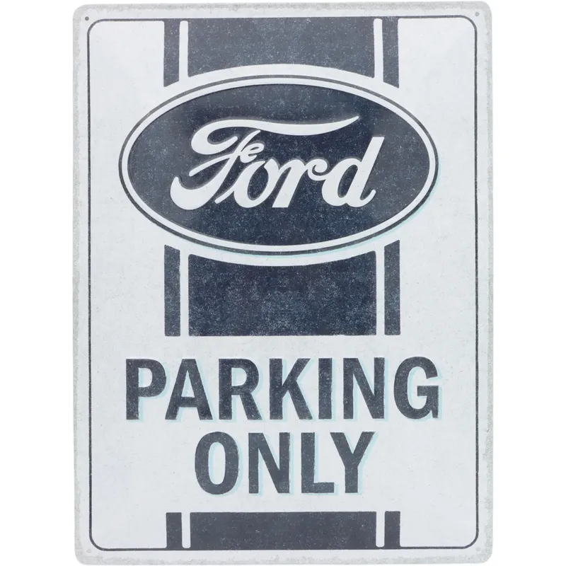 Ford - Parking Only - Plåtskylt - 30x40 cm