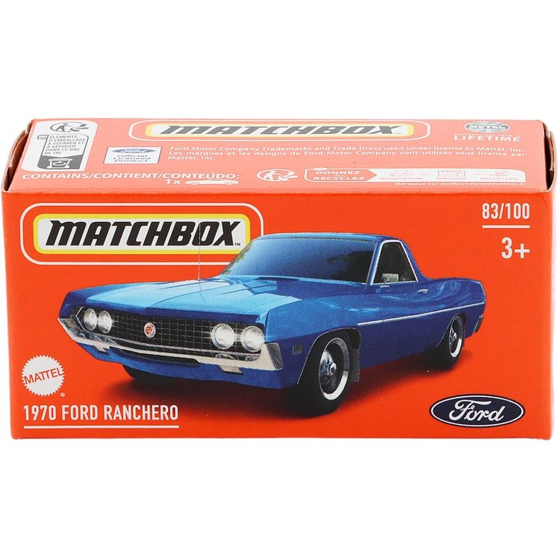 1970 Ford Ranchero - Blå - Power Grab - Matchbox