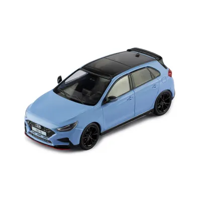 Hyundai i30 N - 2022 - Ljusblå - Ixo Models - 1:43