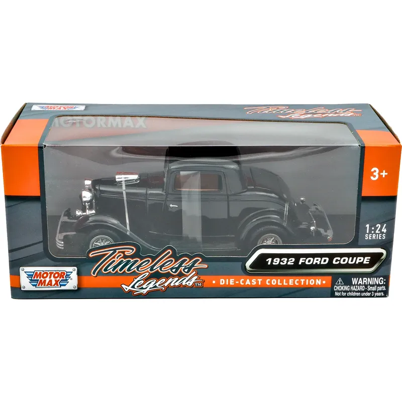 1932 Ford Coupe - Svart - Motormax - 1:24