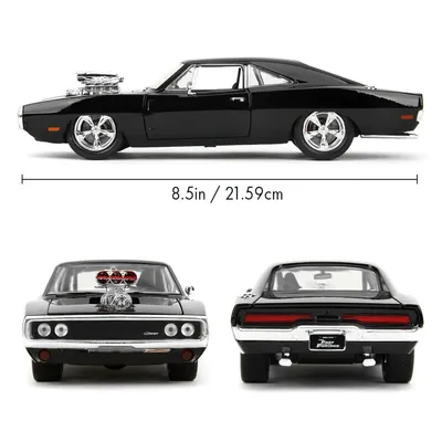 1970 Dodge Charger - Sort - Fast & Furious - Jada Toys