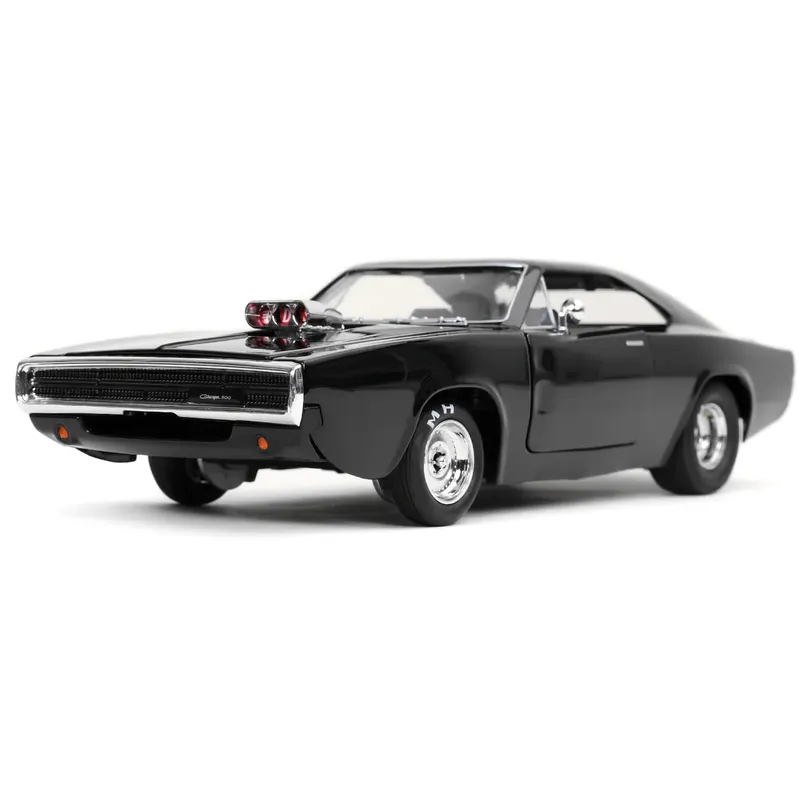 Dom's Dodge Charger 500 - Svart - 1968 - Fast & Furious - Jada - 1:24