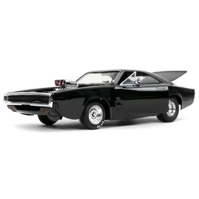 Dom's Dodge Charger 500 - Svart - 1968 - Fast & Furious - Jada - 1:24