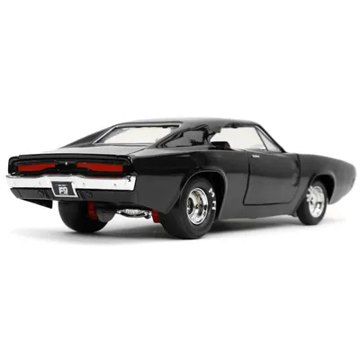 Dom's Dodge Charger 500 - Svart - 1968 - Fast & Furious - Jada - 1:24