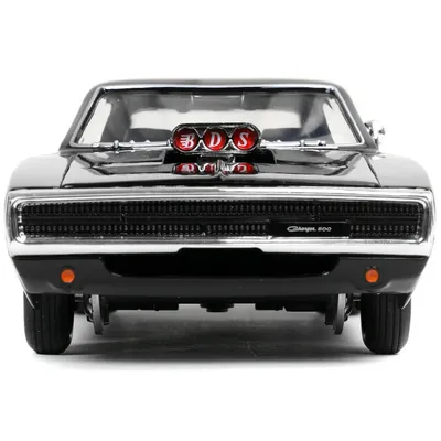 Dom's Dodge Charger 500 - Svart - 1968 - Fast & Furious - Jada - 1:24