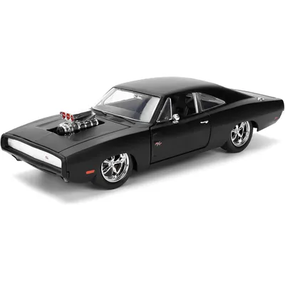 1970 Dodge Charger R/T - Mattsvart - Fast & Furious - Jada - 1:24