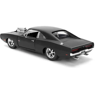 1970 Dodge Charger R/T - Mattsvart - Fast & Furious - Jada - 1:24