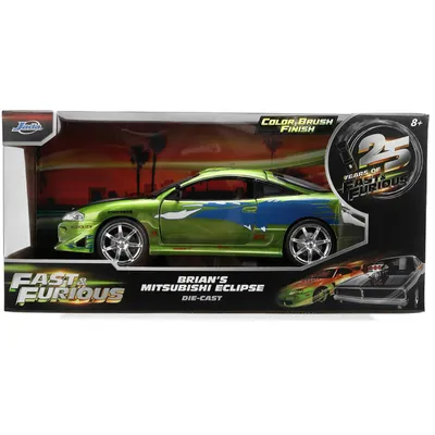 Brian's Mitsubishi Eclipse - 1995 - Fast & Furious - Jada - 1:24