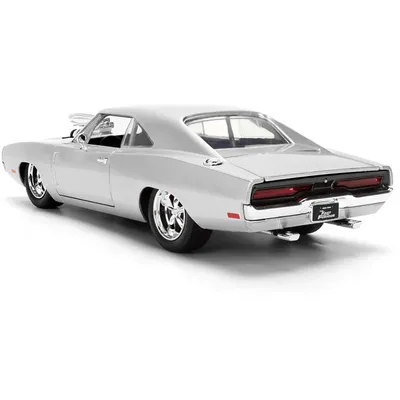 1970 Dodge Charger - Silver Finish - Fast & Furious - Jada - 1:24