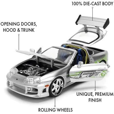 Brian's Toyota Supra - 1995 - Fast & Furious - Jada - 1:24