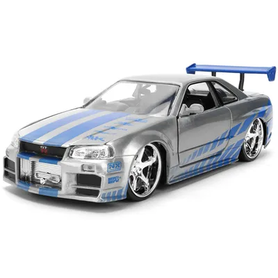 Brian's Nissan Skyline GT-R (R34) - Fast & Furious - Jada - 1:24