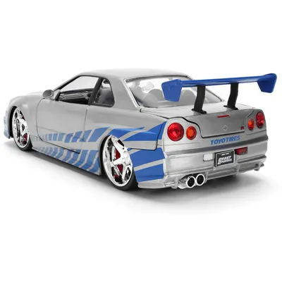 Brian's Nissan Skyline GT-R (R34) - Fast & Furious - Jada - 1:24