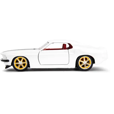 Roman's Ford Mustang - Vit - Fast & Furious - Jada - 1:32