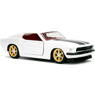 Roman's Ford Mustang - Vit - Fast & Furious - Jada - 1:32