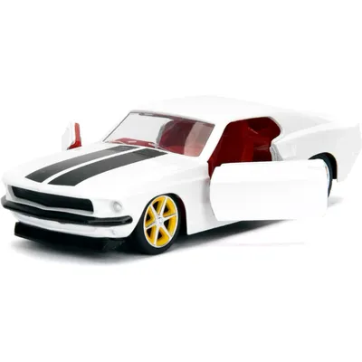 Roman's Ford Mustang - Vit - Fast & Furious - Jada - 1:32