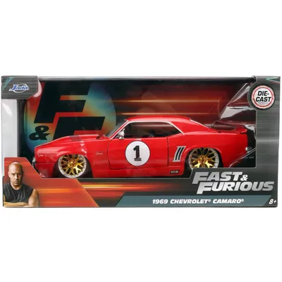 1969 Chevrolet Camaro "Big red" - Fast & Furious - Jada - 1:24